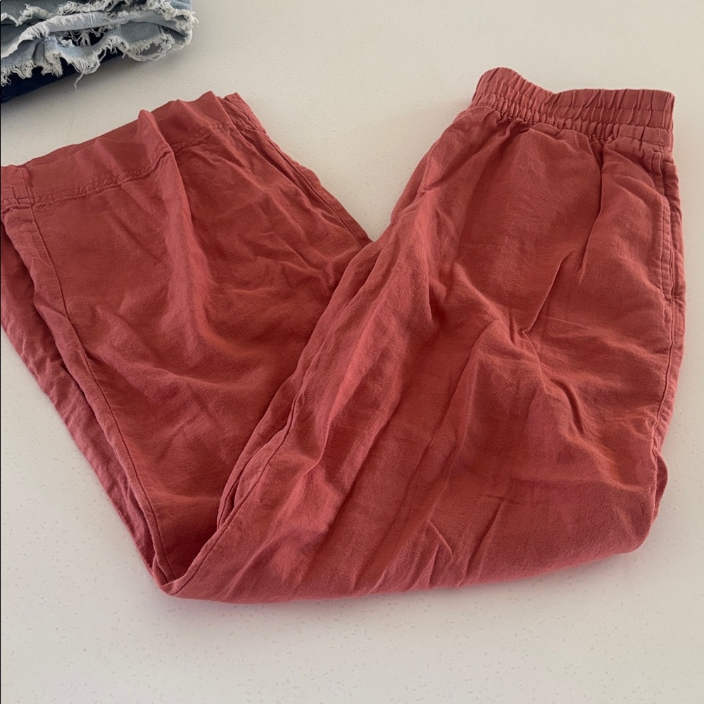 Old Navy Wide Leg Linen Pants